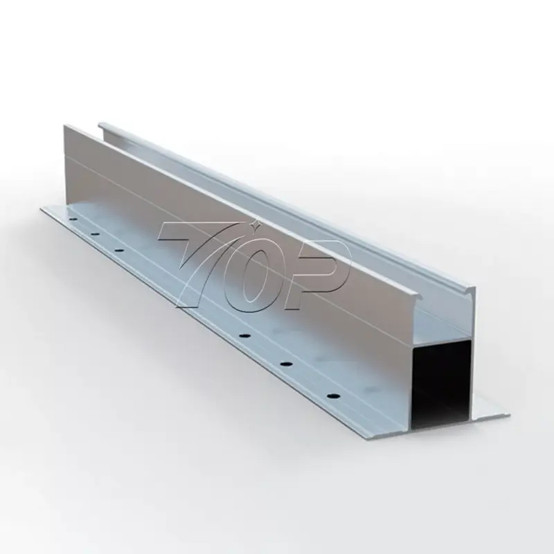 System minirailowy dla trapezoidalnego metalowego dachu słonecznego
